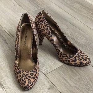 8.5M Leopard print pumps